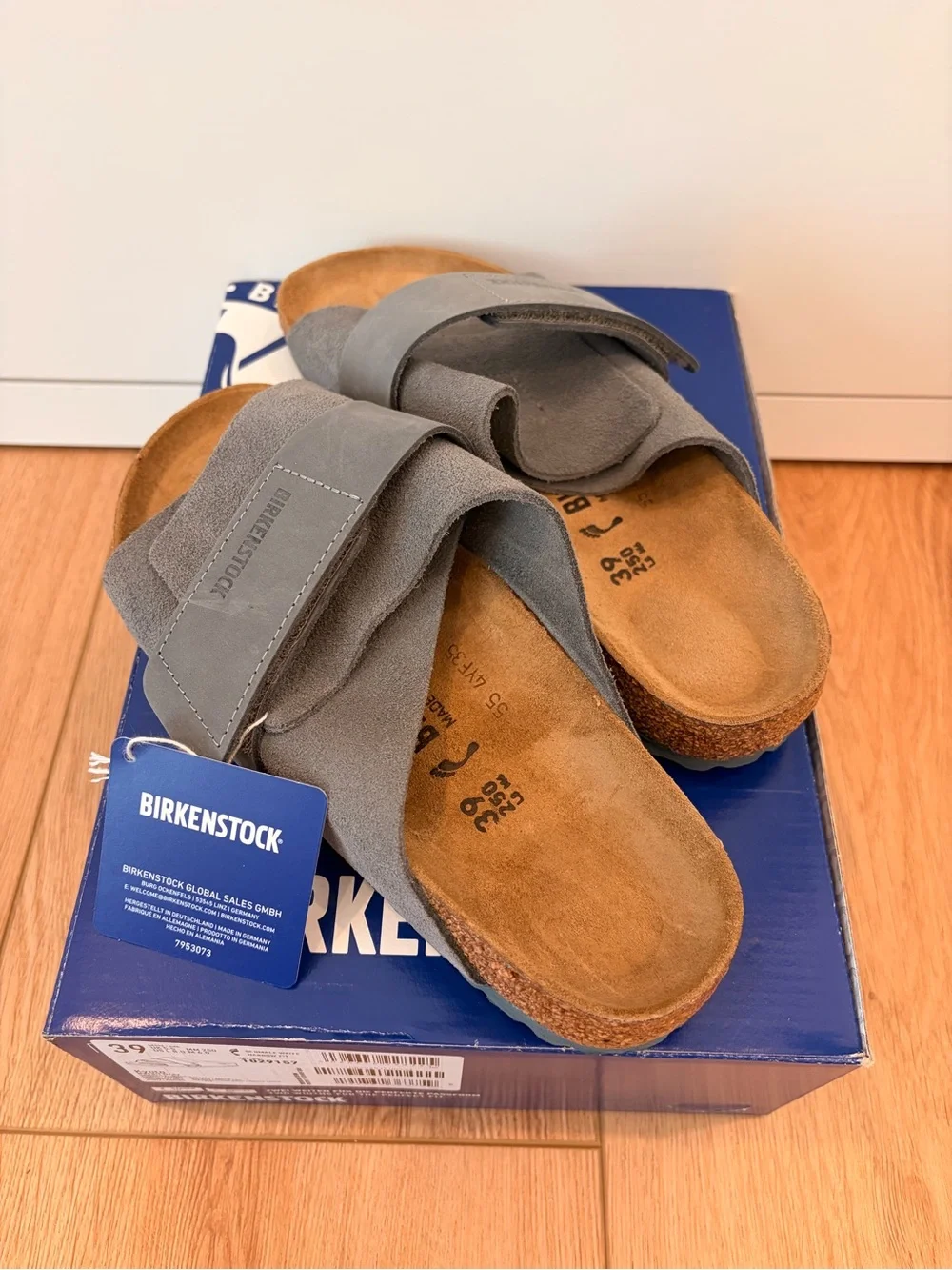 NWB Birkenstock Kyoto Sandal Basalt Gray